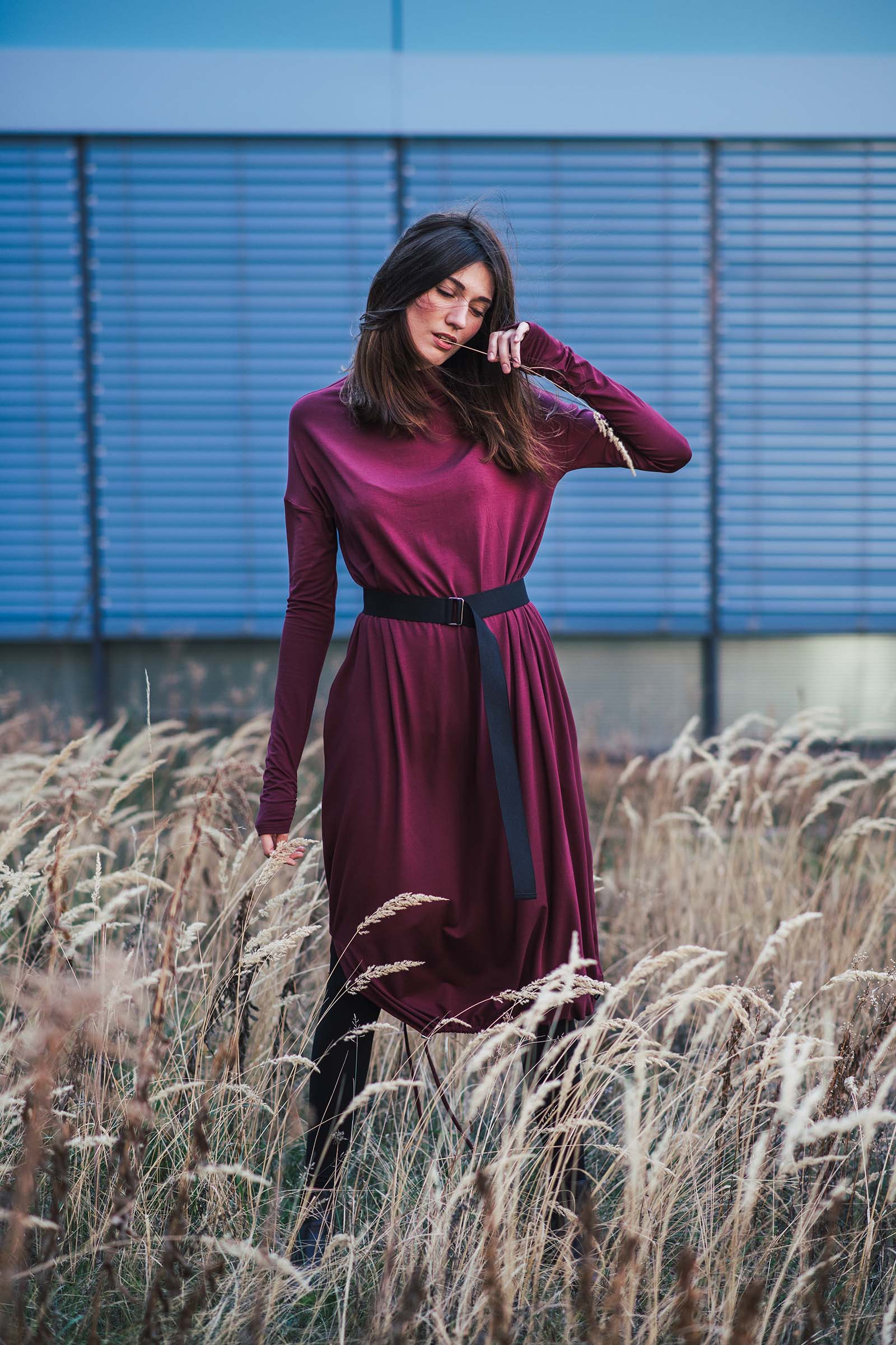 Dresses and skirts Vilma 2.0 wine red