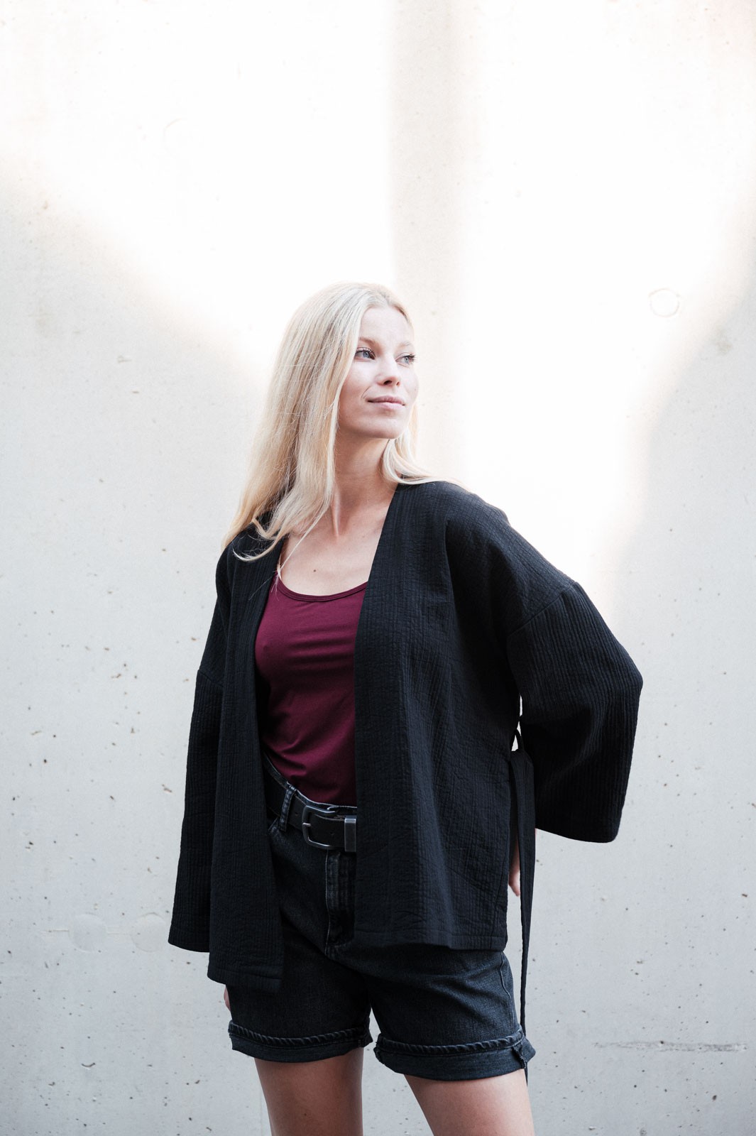 sweatshirt and rollneck Heda black