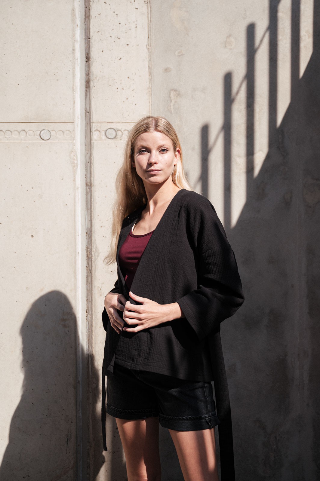 sweatshirt and rollneck Heda black