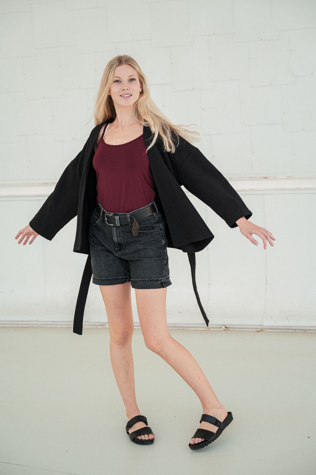 sweatshirt and rollneck Heda black