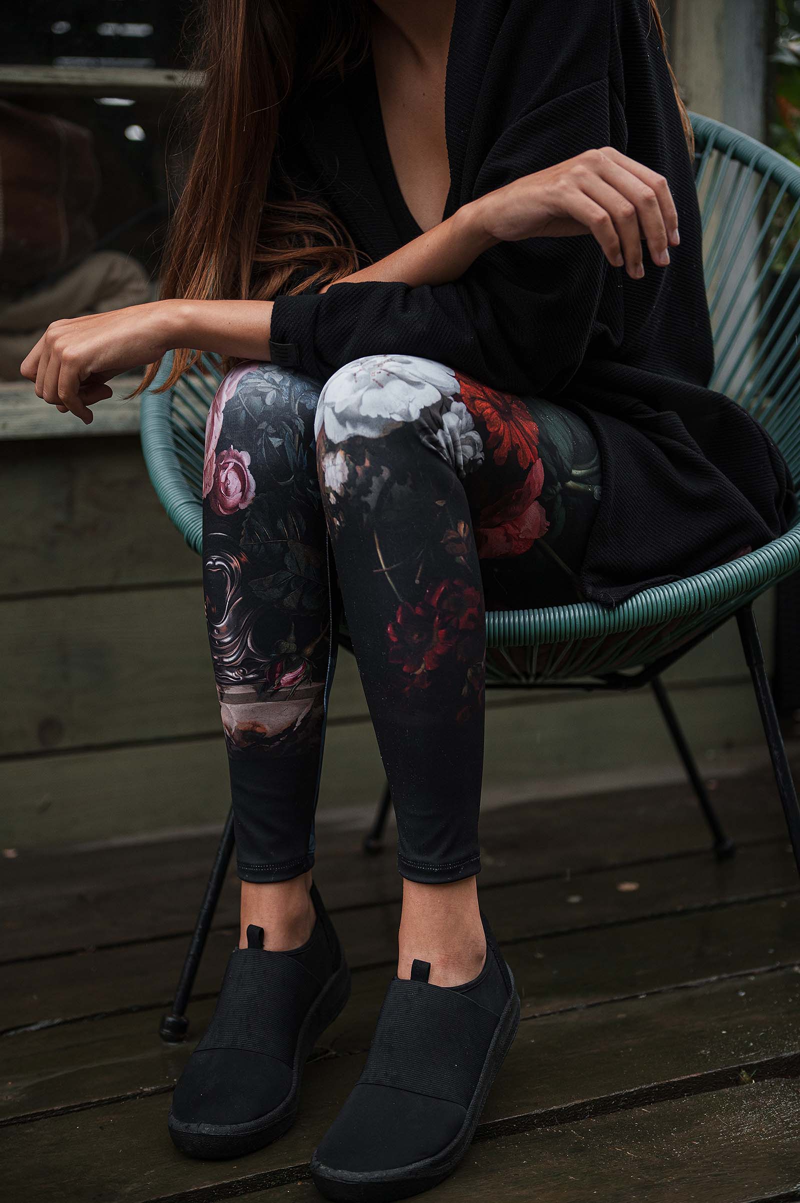 functional leggings Dutch black