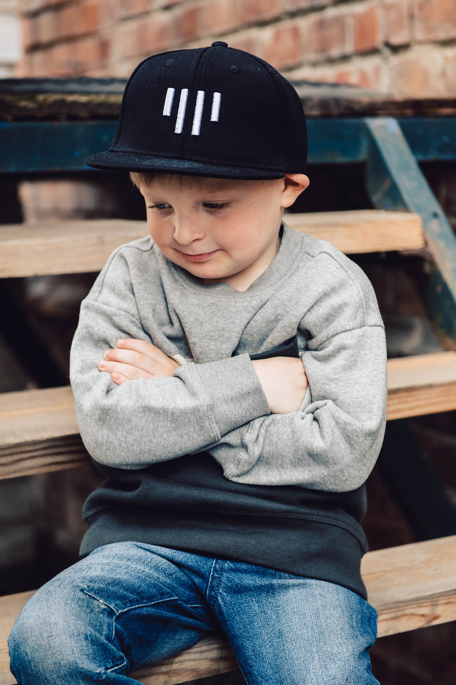 Accessories Snapback Kids black and white