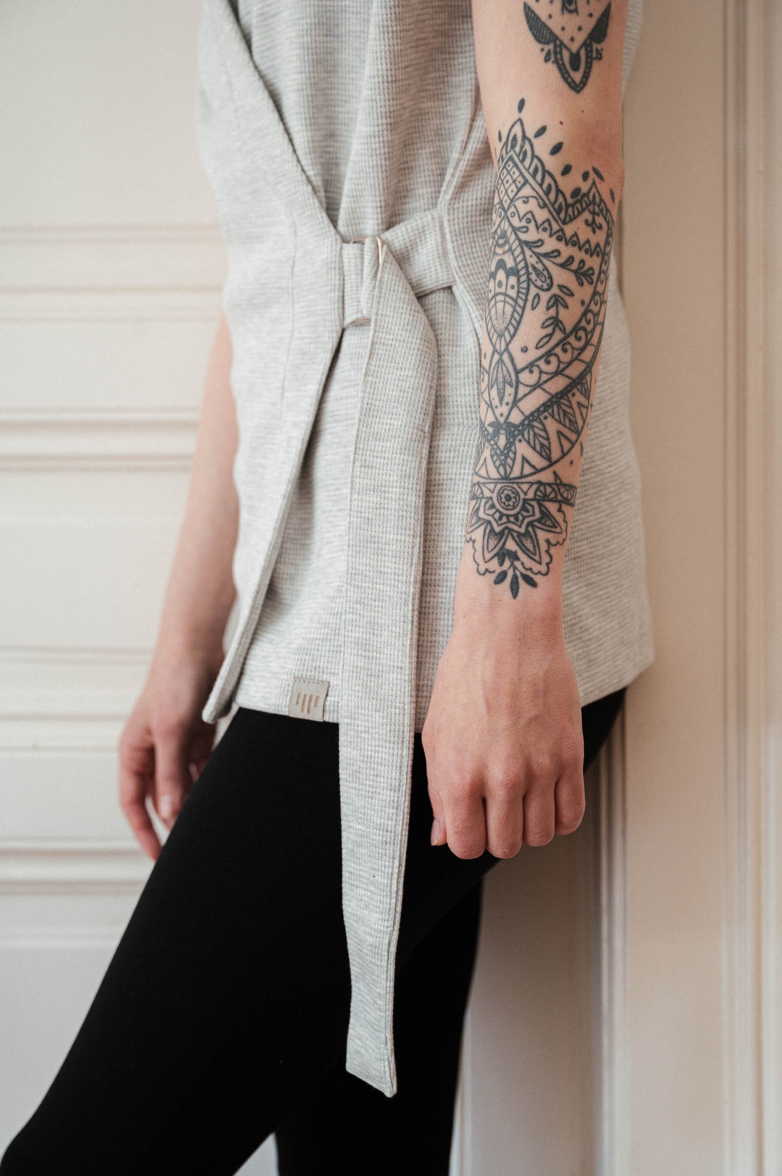 sweatshirt and sweathers Tara light grey melange