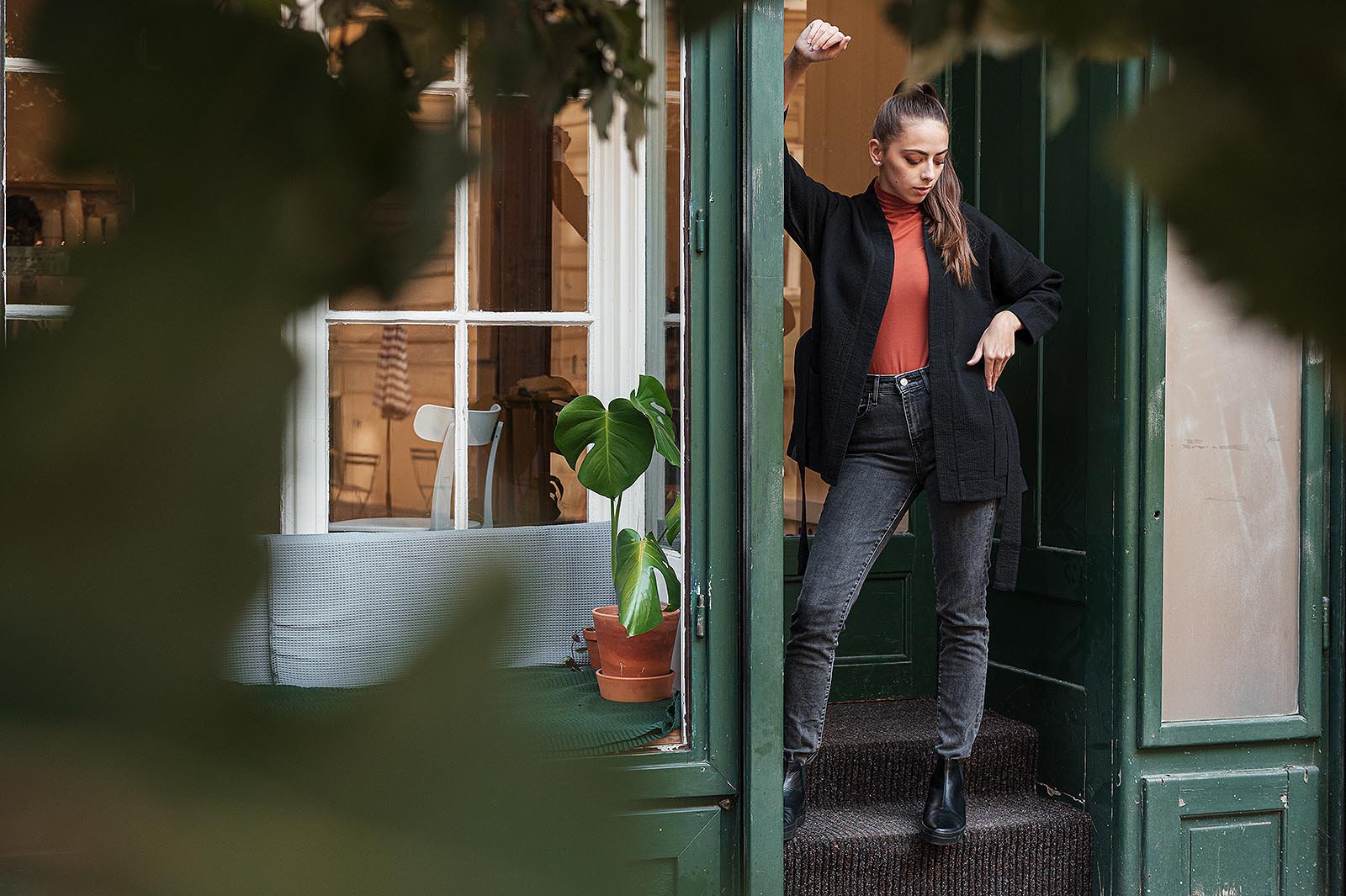 sweatshirt and sweathers Noona black embroidery