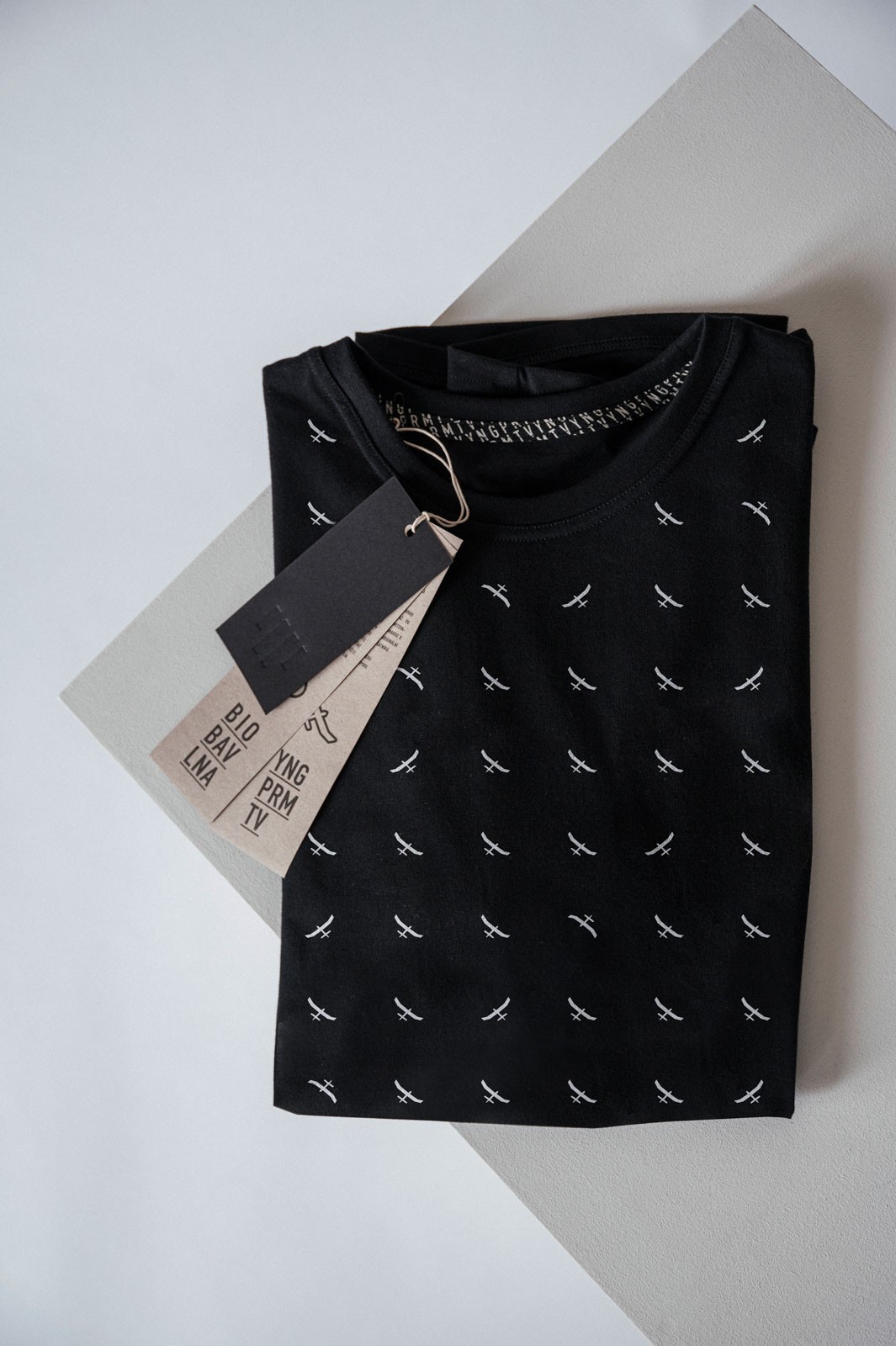 men t-shirt Grid black