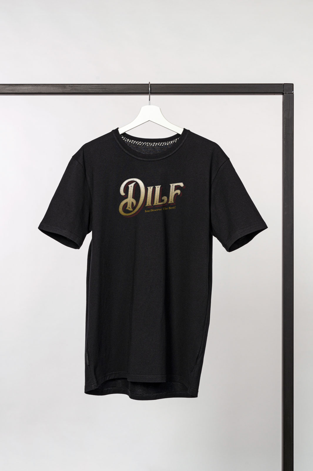 men t-shirt Dilf black
