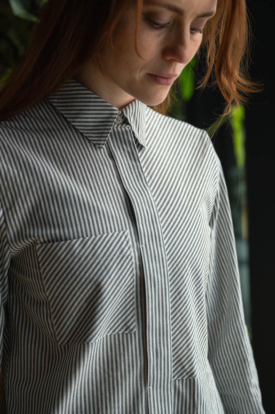 Dresses and skirts Madlen green stripe