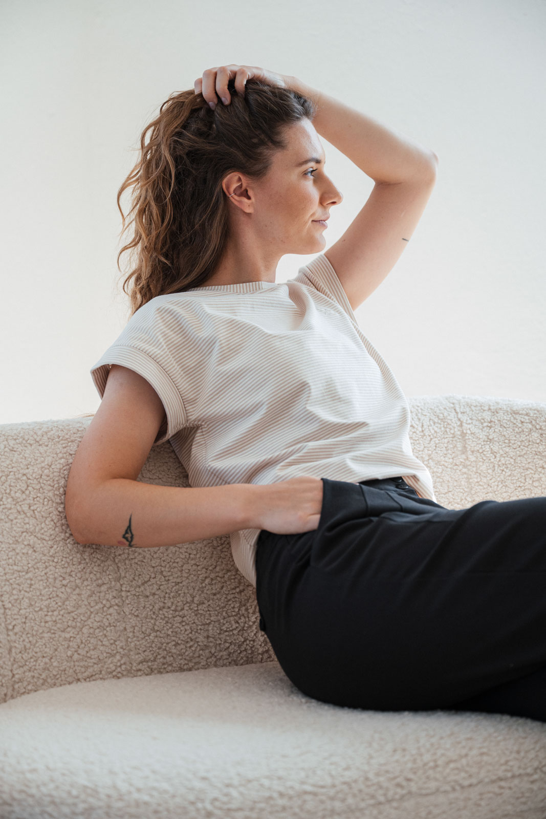 Z�klad �atn�ku Lia pruh cream stripe