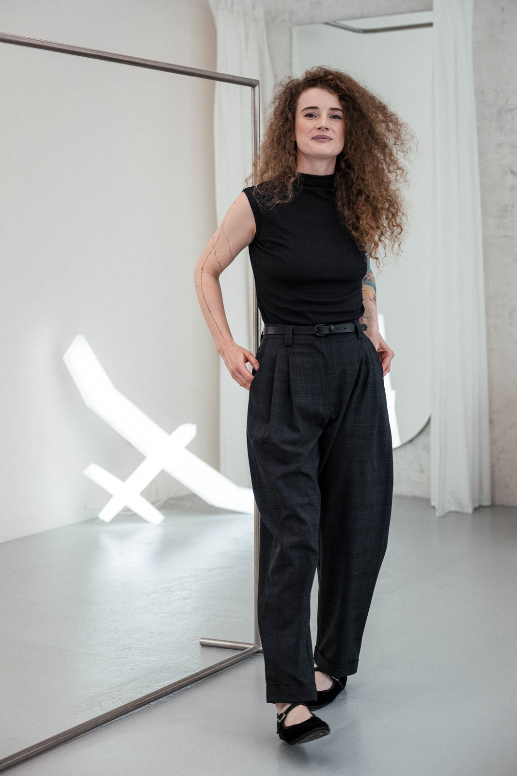 Pants & Shorts Emily virgin wool chesckered