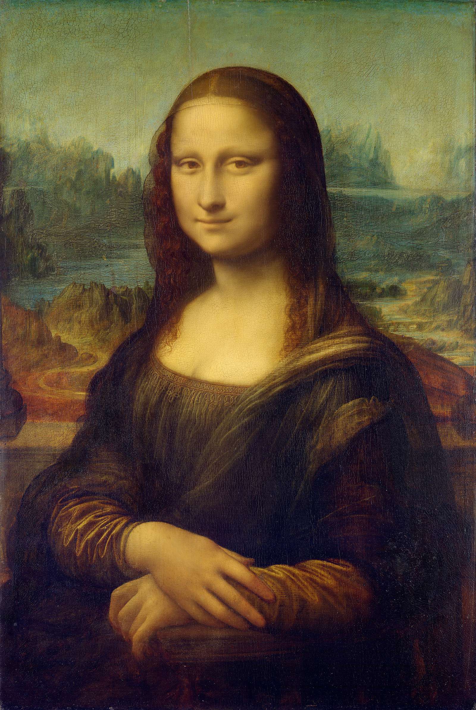 men t-shirt Mona Lisa white