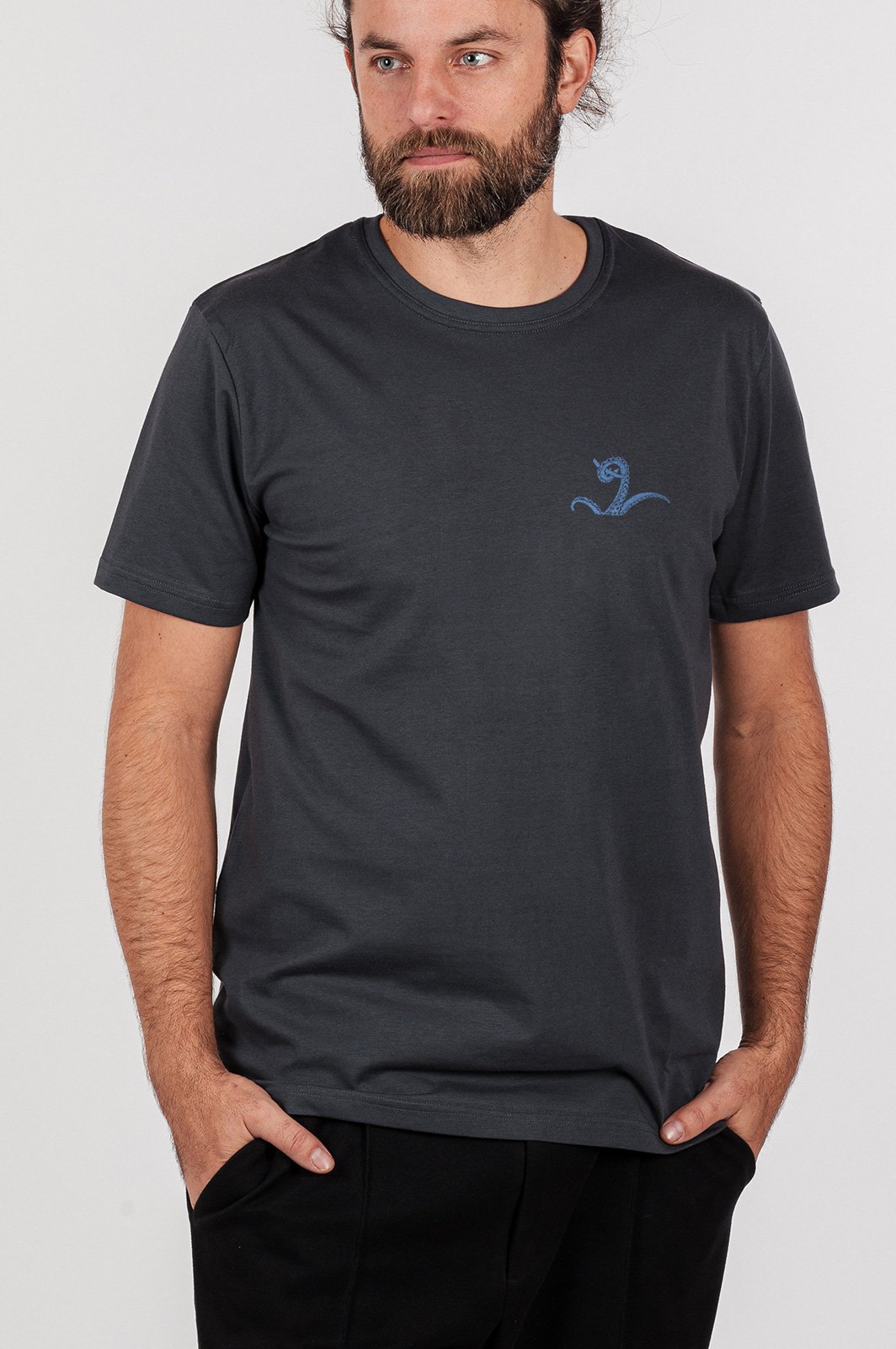 men t-shirt Octopussy dark grey