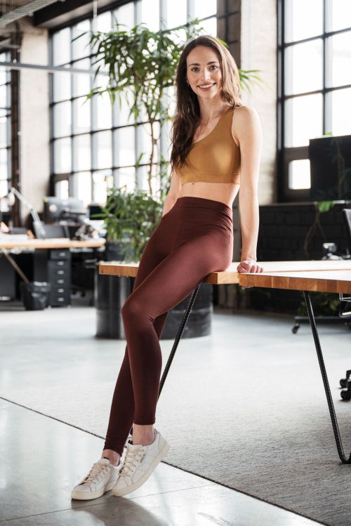 Bamboo leggings Abida bamboo rust