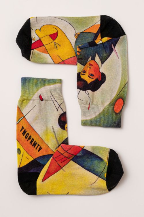 Ponožky Fusky printusky kandinsky