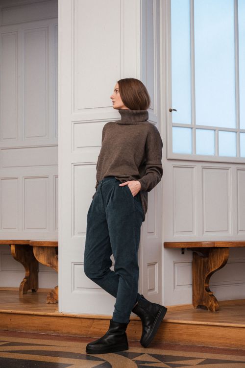 Pants Nora Cord petrol
