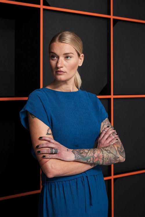 Halenky Thelma electric blue