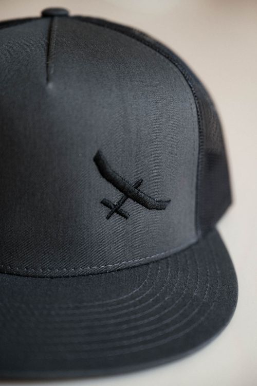 Unisex hats Snapback trucker grey