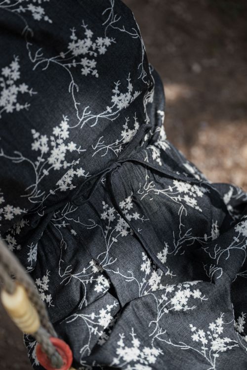Koile Flora vivka Embroidery black jeans