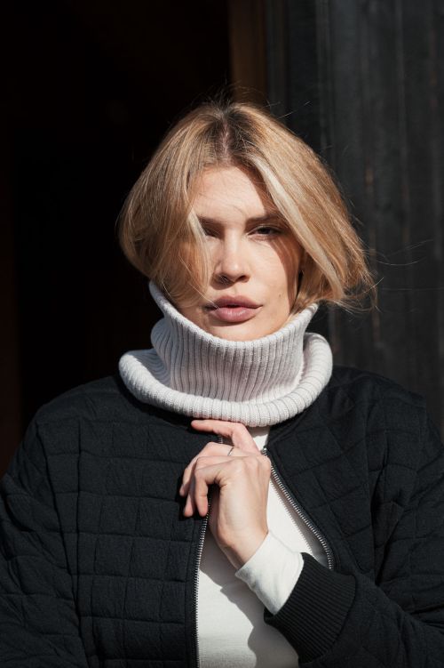 Accesorries Cravat merino pearl