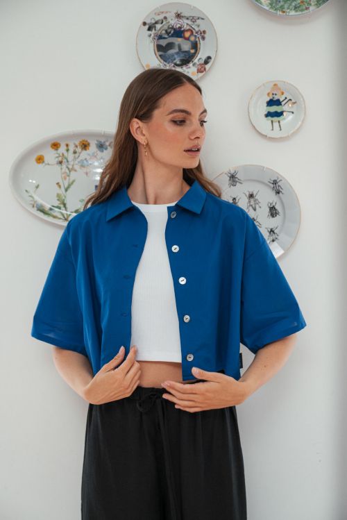 Koile Uma true blue poplin