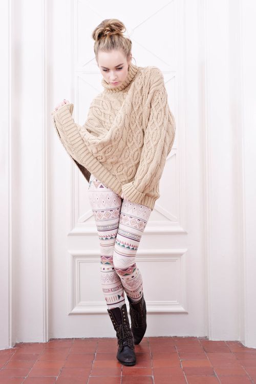 functional leggings Rybana Beige