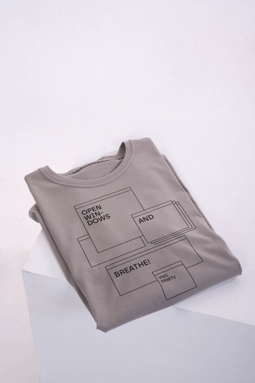 men t-shirt Windows Sand