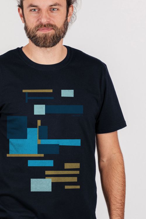 men t-shirt Rothko navy