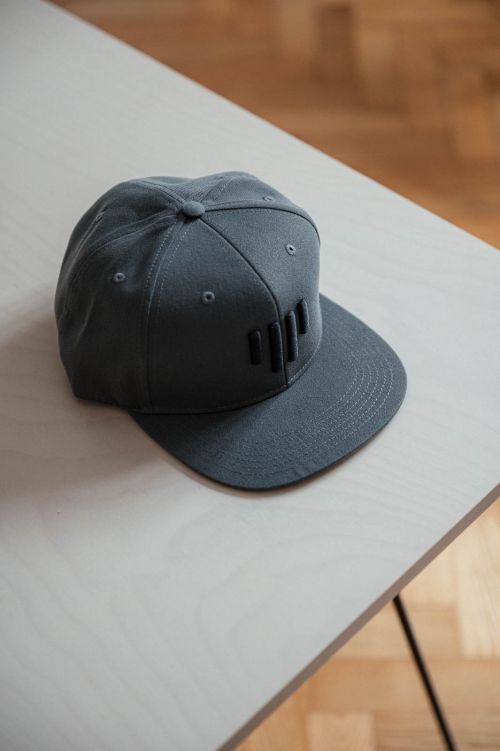 Unisex hats Snapback grey