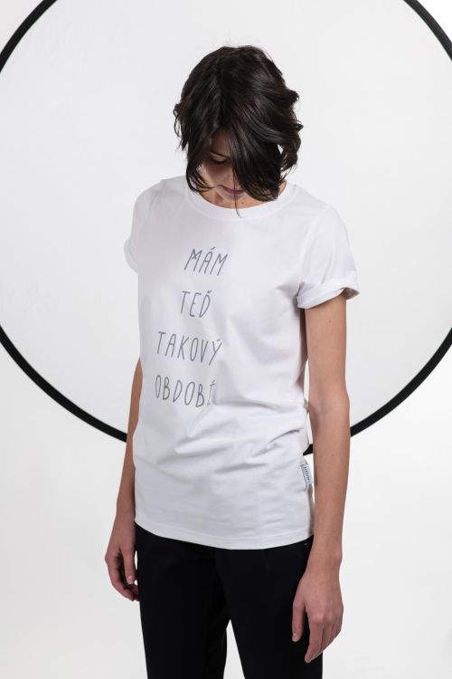 t-shirt and shirt Obdob white