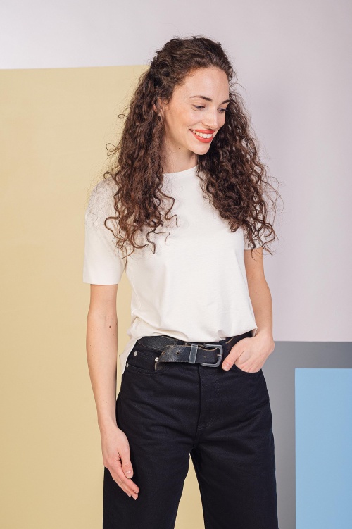 t-shirt and shirt Tori cream