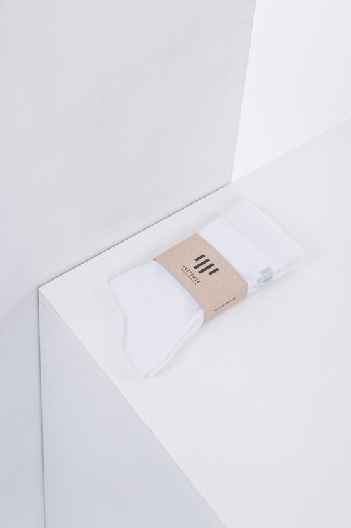 socks Fusky pruhy white