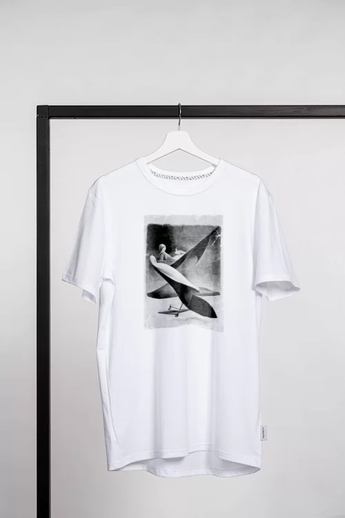 men t-shirt Ai white