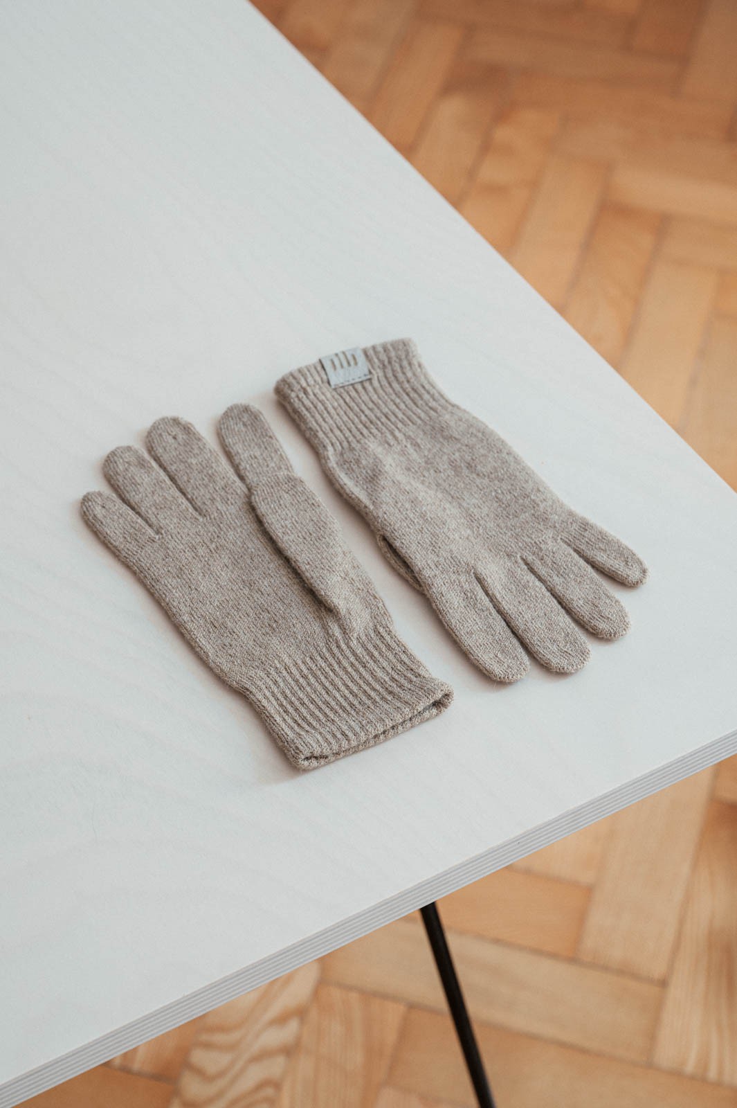 doplky Rukavice merino ecru